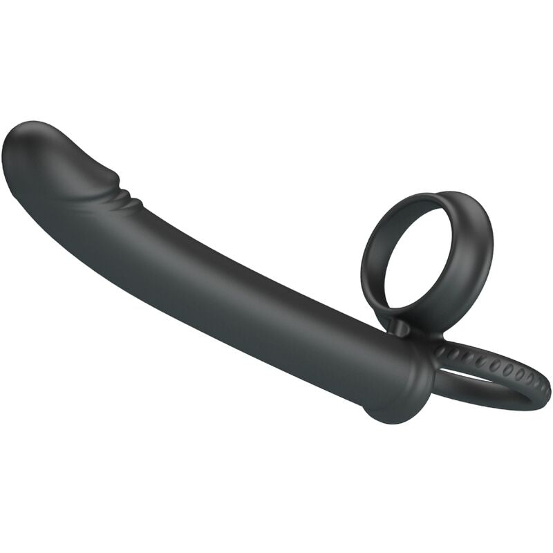 PRETTY LOVE - MOSES ANILLO DOBLE PENE PARA DONLE PENETACIÓN NEGRO PRETTY LOVE