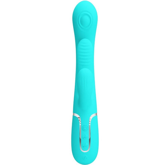 PRETTY LOVE - SHANIA TRIPLE VIBRADOR RABBIT MULTIFUNCIÓN 3 EN 1 PRETTY LOVE