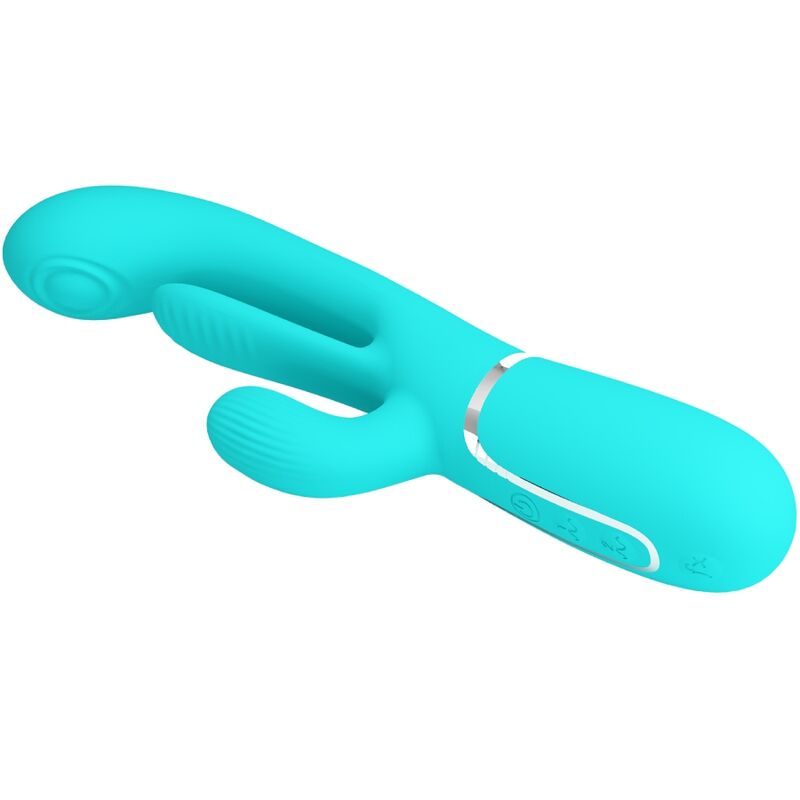 PRETTY LOVE - SHANIA TRIPLE VIBRADOR RABBIT MULTIFUNCIÓN 3 EN 1 PRETTY LOVE