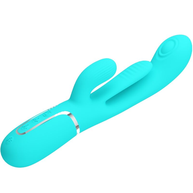 PRETTY LOVE - SHANIA TRIPLE VIBRADOR RABBIT MULTIFUNCIÓN 3 EN 1 PRETTY LOVE