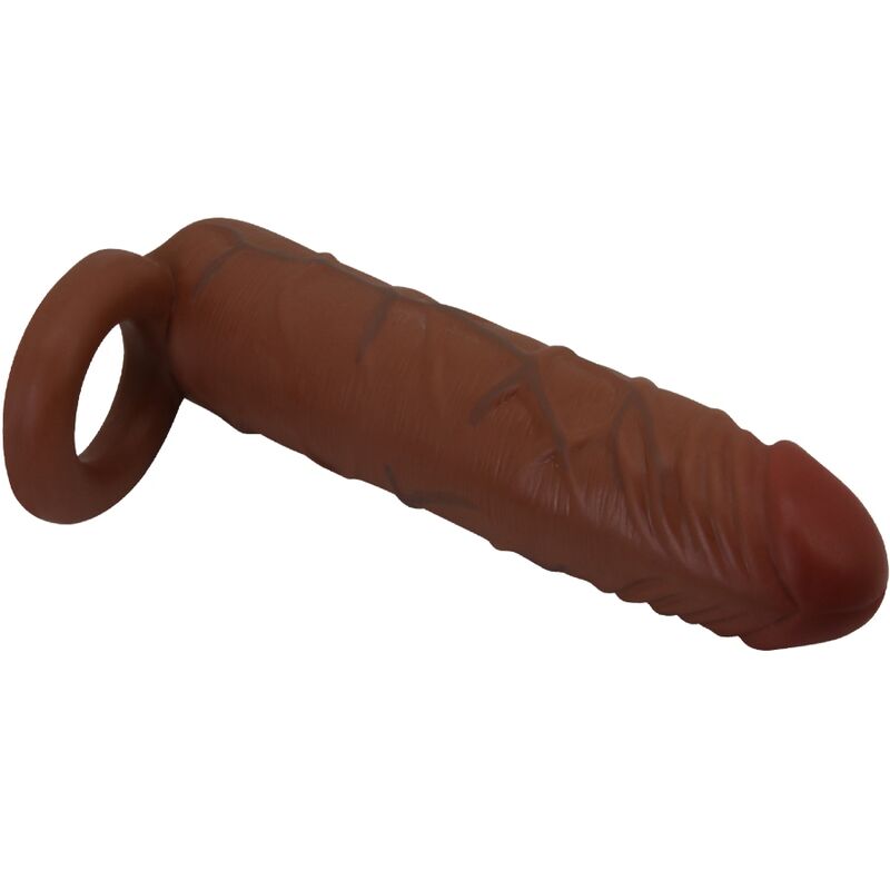 PRETTY LOVE - KAILE FUNDA PARA PENE CON EXTENSIÓN DE 2.5 CM MULATO PRETTY LOVE