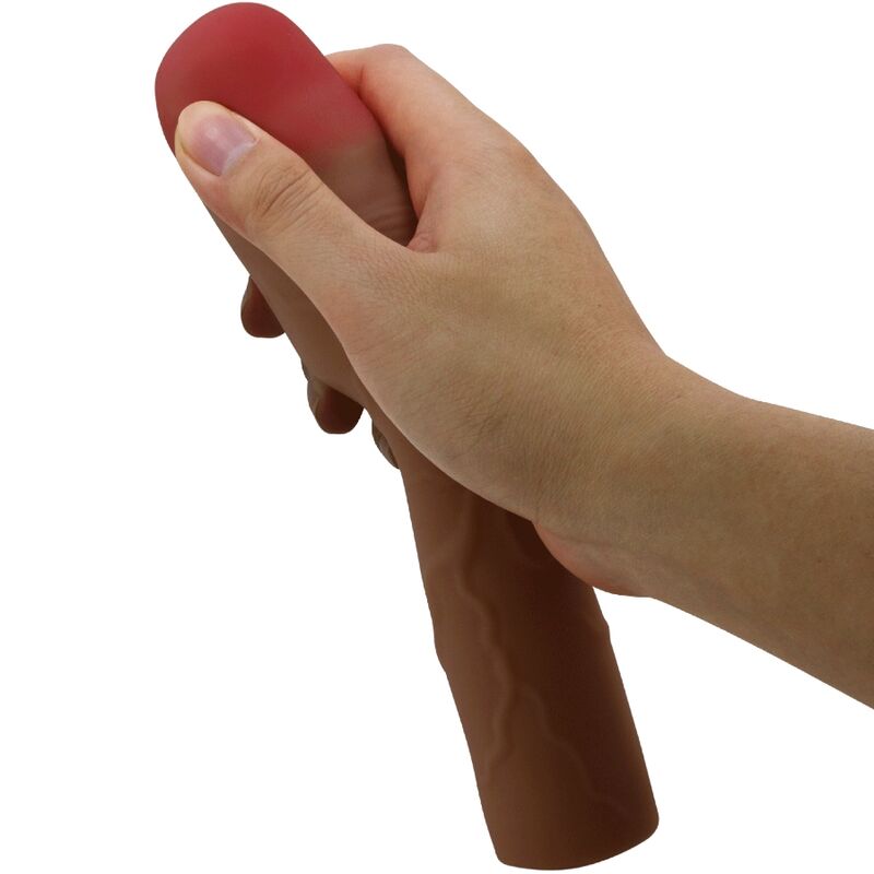 PRETTY LOVE - KYLIAN FUNDA PARA PENE CON EXTENSIÓN DE 7.6 CM MULATO PRETTY LOVE