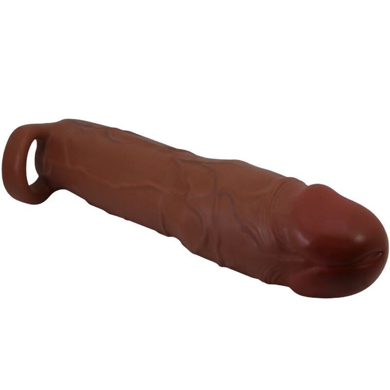 PRETTY LOVE - GERD FUNDA PARA PENE CON EXTENSIÓN DE 7.6 CM MULATO PRETTY LOVE