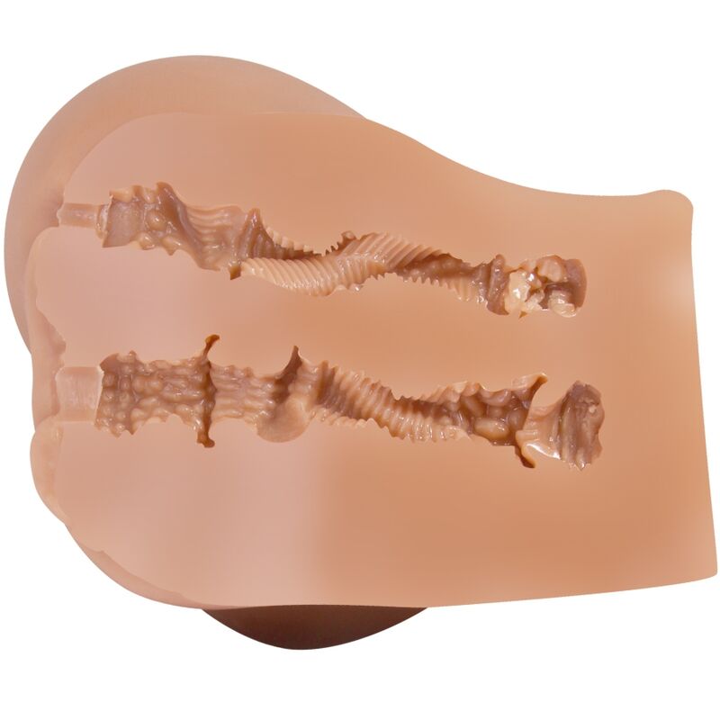 CRAZY BULL - EMILIA TRASERO VIBRADOR CON VAGINA Y ANO REALÍSTICO NATURAL CONTROL REMOTO CRAZY BULL
