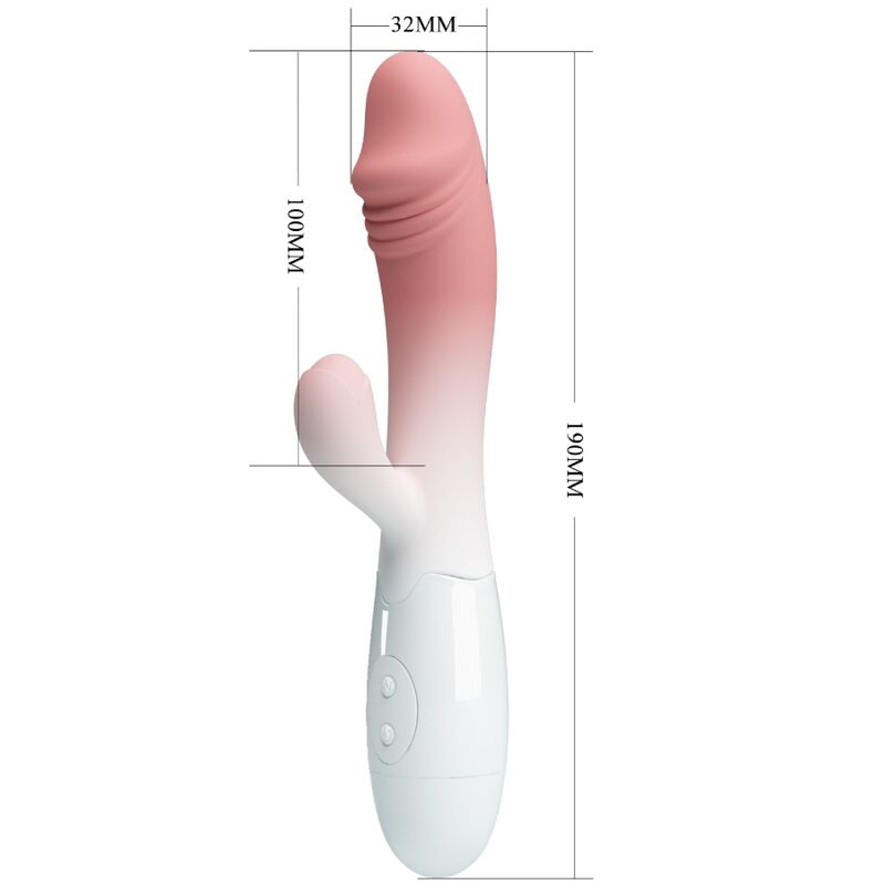 PRETTY LOVE - SNAPPY VIBRADOR RABBIT 3O VIBRACIONES ROSA PRETTY LOVE