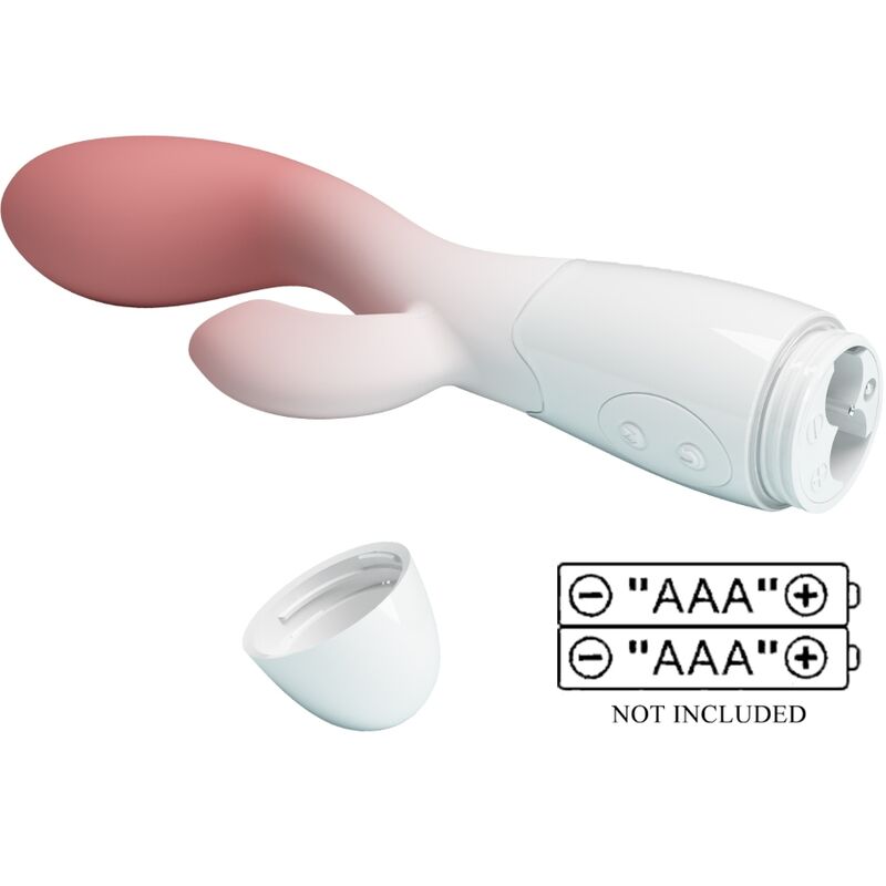 PRETTY LOVE - BRIGHTY VIBRADOR PUNTO G + ESTIMULADOR CLÍTORIS 30 VIBRACIONES ROSA PRETTY LOVE
