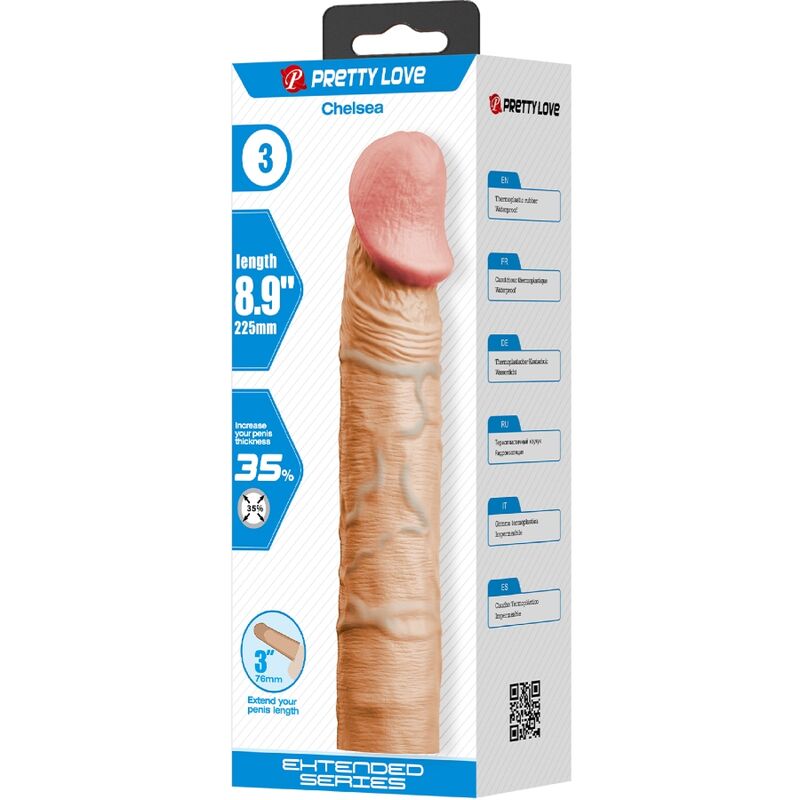 PRETTY LOVE - CHELSEA FUNDA PENE CON EXTENSIÓN DE 7.6 CM NATURAL PRETTY LOVE