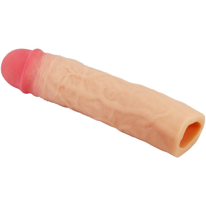 PRETTY LOVE - DEREK FUNDA PENE CON EXTENSIÓN DE 7.6 CM NATURAL PRETTY LOVE