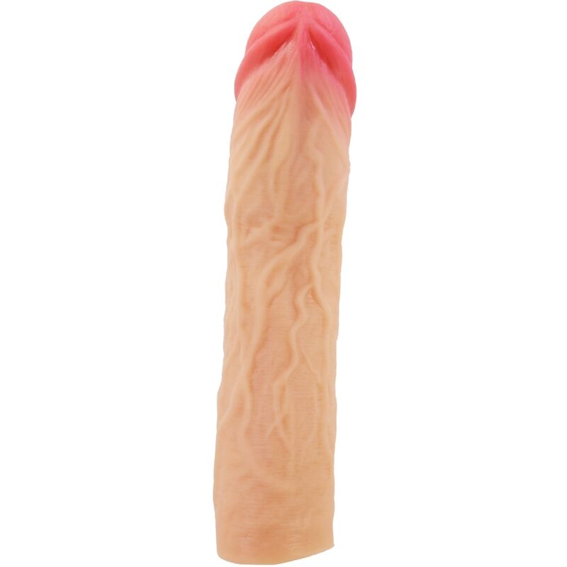 PRETTY LOVE - DEREK FUNDA PENE CON EXTENSIÓN DE 7.6 CM NATURAL PRETTY LOVE