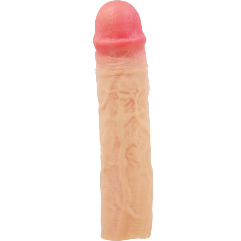 PRETTY LOVE - DEREK FUNDA PENE CON EXTENSIÓN DE 7.6 CM NATURAL PRETTY LOVE