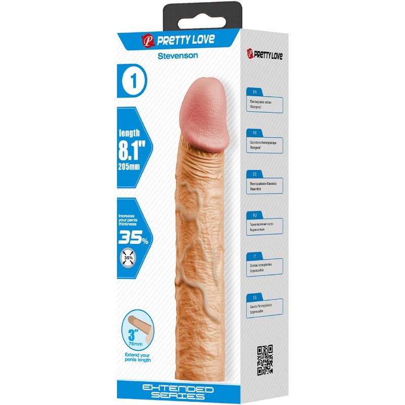 PRETTY LOVE - STEVENSON FUNDA PENE CON EXTENSIÓN DE 7.6 CM NATURAL PRETTY LOVE