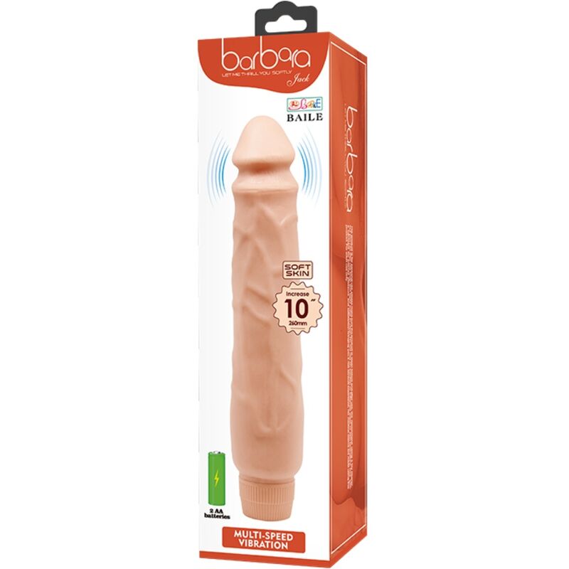 BAILE - JACK VIBRADOR REALÍSTICO 26 CM NATURAL BAILE