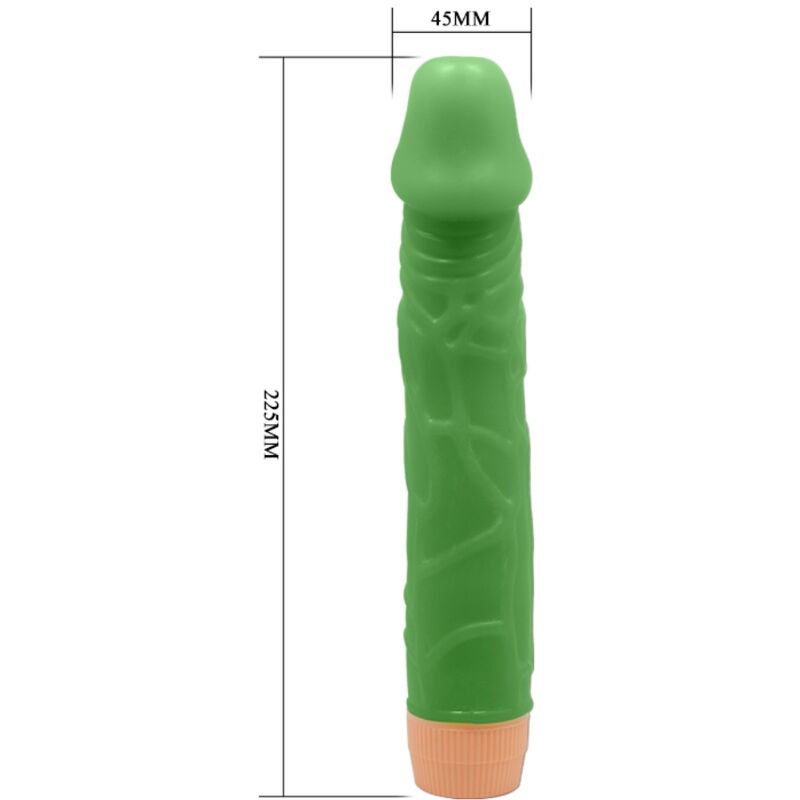 BAILE - BILL VIBRADOR REALÍSTICO 22.5 CM VERDE BAILE