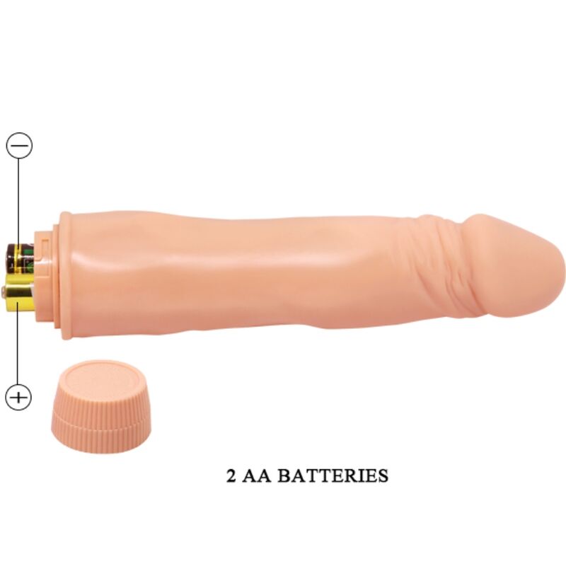 BAILE - DWARF VIBRADOR REALÍSTICO 21 CM NATURAL BAILE