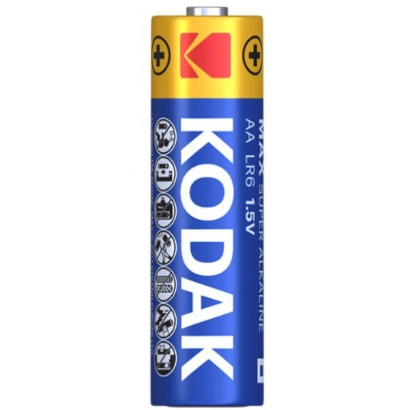 KODAK - MAX PILA ALCALINA AA LR6 PACK*20 PILAS KODAK
