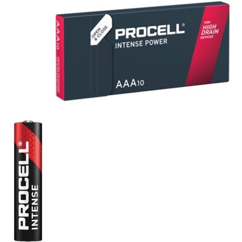 PROCELL - INTENSE POWER ALCALINA LR03 AAA 1,5V CAJA*10 PROCELL