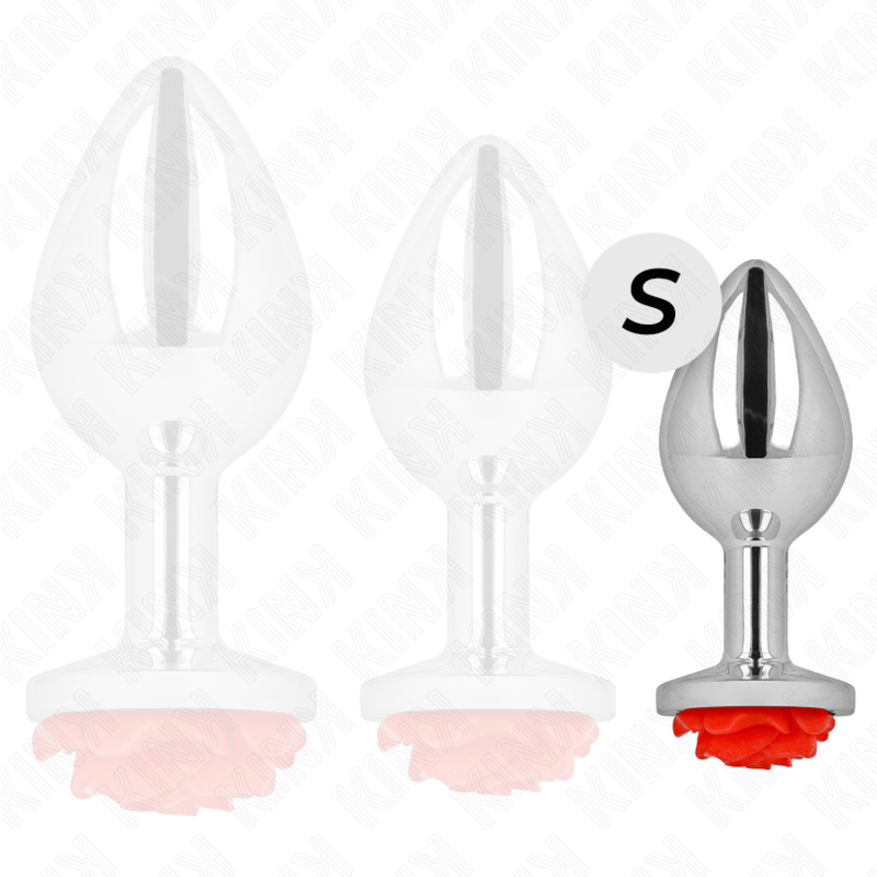 KINK - PLUG ANAL ROSA ROJA TALLA S KINK PLEASURE PLUGS