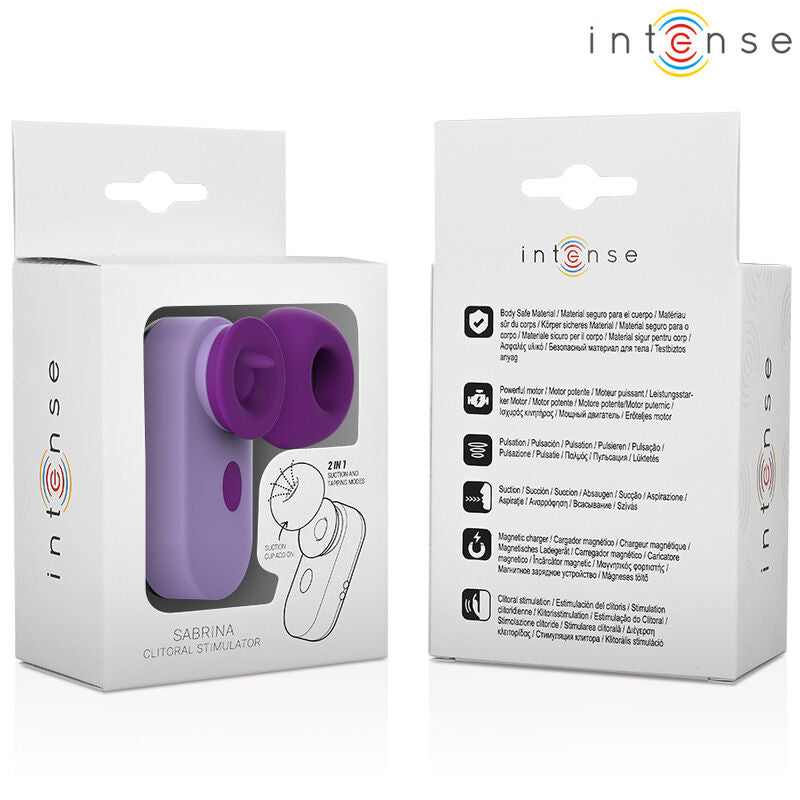 INTENSE - SABRINA TRAVEL SET ESTIMULADOR DE CLÍTORIS VIOLETA INTENSE FUN