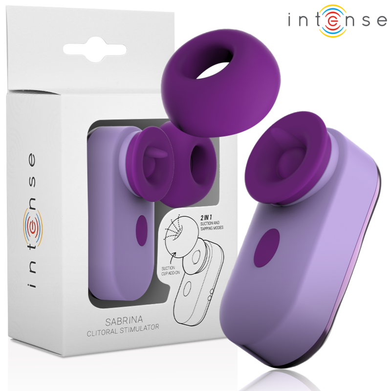 INTENSE - SABRINA TRAVEL SET ESTIMULADOR DE CLÍTORIS VIOLETA INTENSE FUN