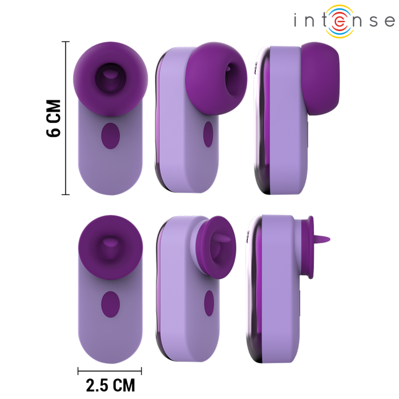 INTENSE - SABRINA TRAVEL SET ESTIMULADOR DE CLÍTORIS VIOLETA INTENSE FUN