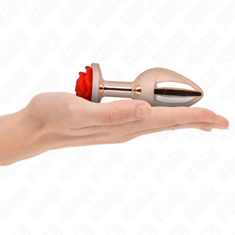 KINK - PLUG ANAL ORO ROSADO ROSA ROJA L KINK PLEASURE PLUGS
