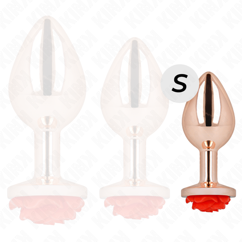 KINK - PLUG ANAL ORO ROSADO ROSA ROJA S KINK PLEASURE PLUGS