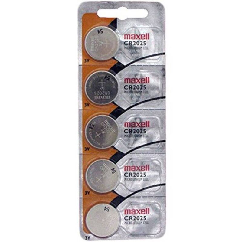 MAXELL - PILA BOTÓN  LITIO CR2025 3V BLISTER*5 MAXELL