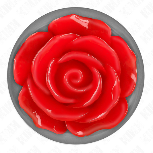 KINK - PLUG ANAL ROSA ROJA TALLA M KINK PLEASURE PLUGS