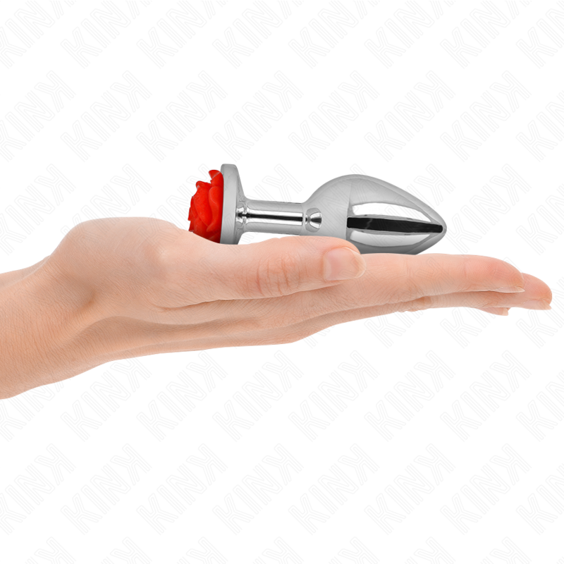 KINK - PLUG ANAL ROSA ROJA TALLA M KINK PLEASURE PLUGS