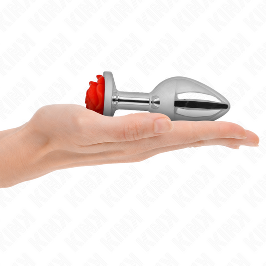 KINK - PLUG ANAL ROSA ROJA TALLA L KINK PLEASURE PLUGS