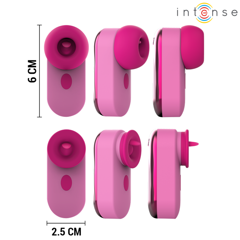 INTENSE - SABRINA TRAVEL SET ESTIMULADOR DE CLÍTORIS ROSA INTENSE FUN