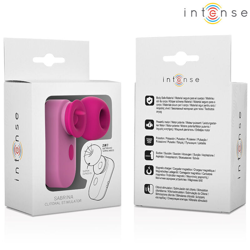 INTENSE - SABRINA TRAVEL SET ESTIMULADOR DE CLÍTORIS ROSA INTENSE FUN