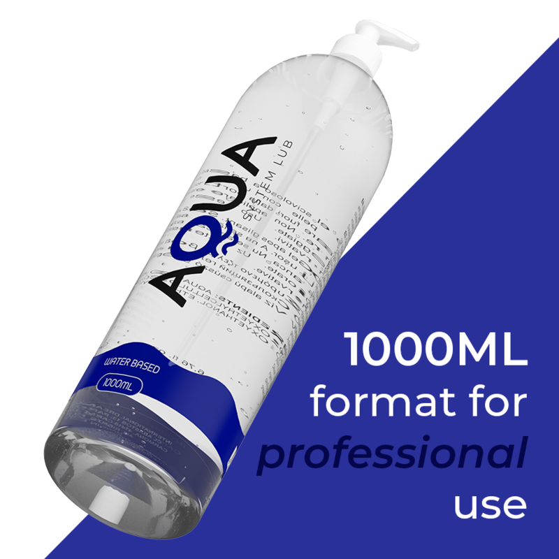 AQUA QUALITY - LUBRICANTE BASE DE AGUA 1000 ML AQUA QUALITY