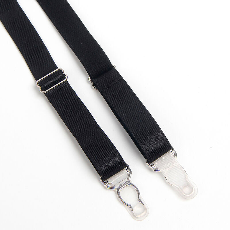 SUBBLIME - 955243 SET SUJETADOR CON LIGUERO BONDAGE NEGRO L/XL SUBBLIME SETS