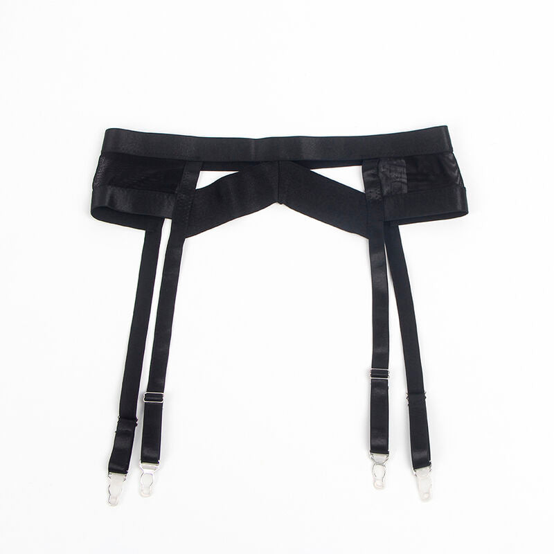 SUBBLIME - 955243 SET SUJETADOR CON LIGUERO BONDAGE NEGRO L/XL SUBBLIME SETS