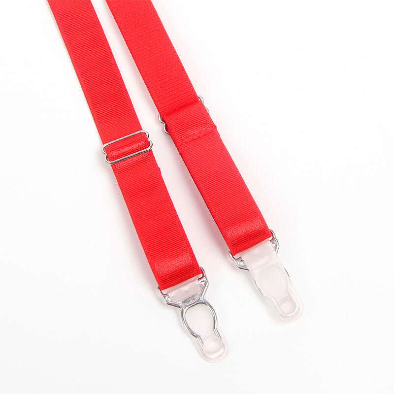 SUBBLIME - 955250 SET SUJETADOR CON LIGUERO BONDAGE ROJO S/M SUBBLIME SETS