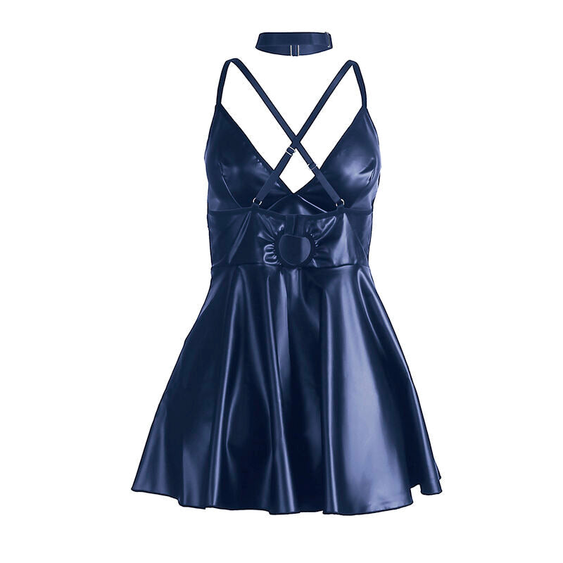 SUBBLIME - 955410 VESTIDO CON TIRANTES DE CUERO AZUL S/M SUBBLIME DRESSES