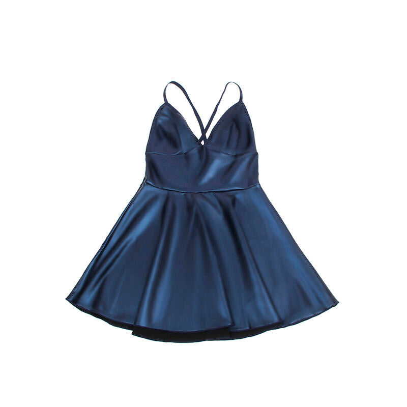 SUBBLIME - 955410 VESTIDO CON TIRANTES DE CUERO AZUL S/M SUBBLIME DRESSES