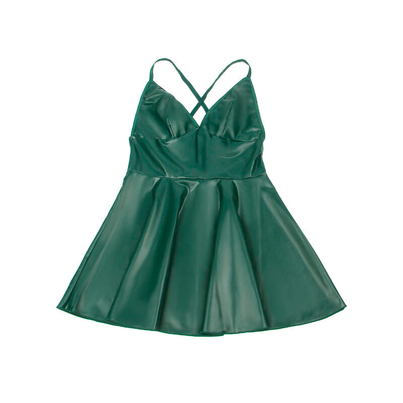 SUBBLIME - 955434 VESTIDO CON TIRANTES DE CUERO VERDE S/M SUBBLIME DRESSES