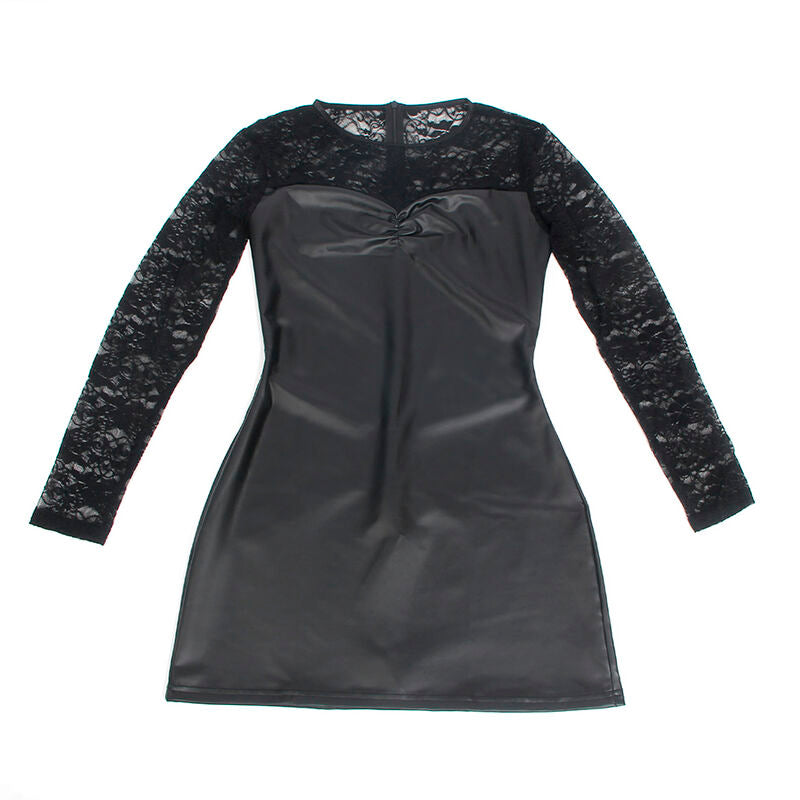 SUBBLIME - 955595 VESTIDO DE MANGA LARGA CON ENCAJE NEGRO S/M SUBBLIME DRESSES