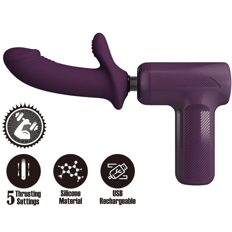 PRETTY LOVE - DJ SCHOLAR MASAJEADOR 5 CONFIGURACIONES MORADO PRETTY LOVE C-TYPE