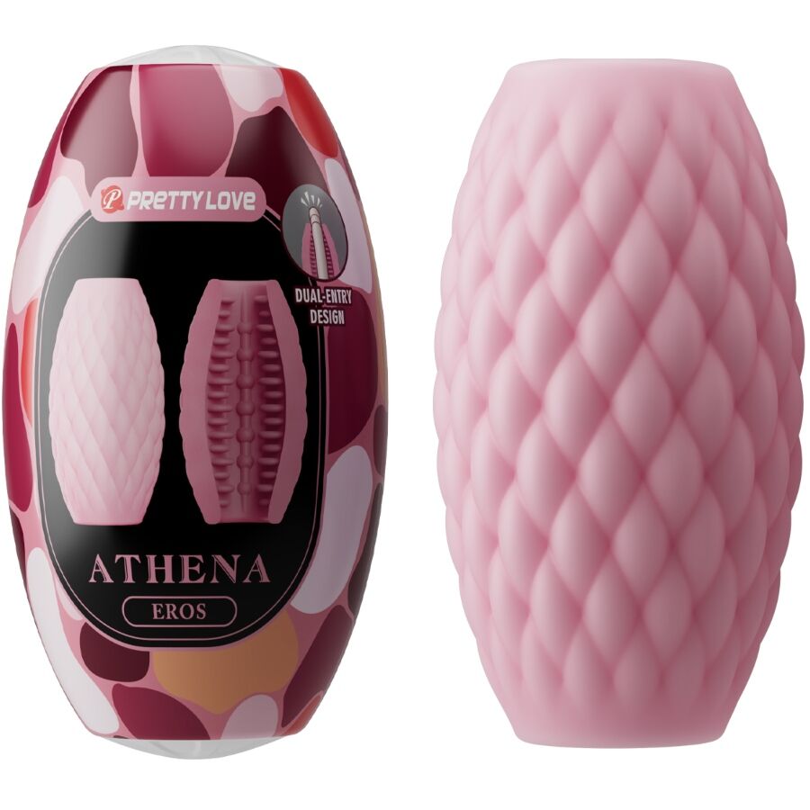 PRETTY LOVE - ATHENA EROS MASTURBADOR MASCULINO SILICONA ROSA PRETTY LOVE