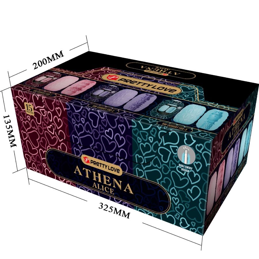 PRETTY LOVE - ATHENA ALICE PACK 15 MASTURBADORES MASCULINOS VARIOS PRETTY LOVE