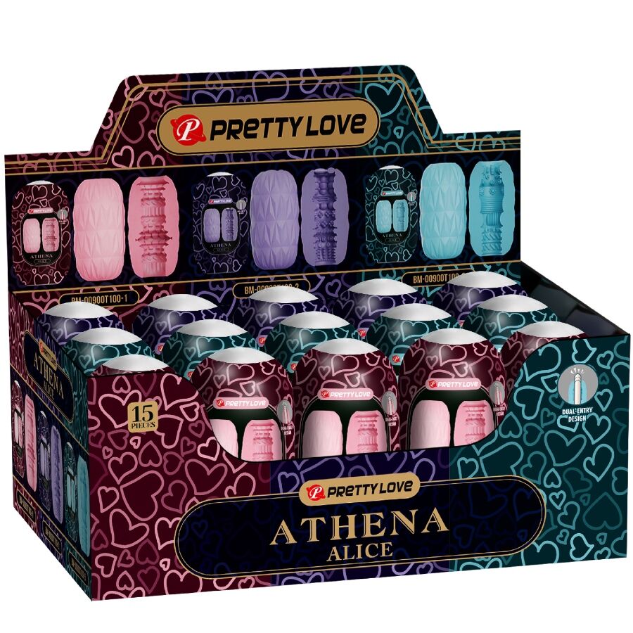 PRETTY LOVE - ATHENA ALICE PACK 15 MASTURBADORES MASCULINOS VARIOS PRETTY LOVE