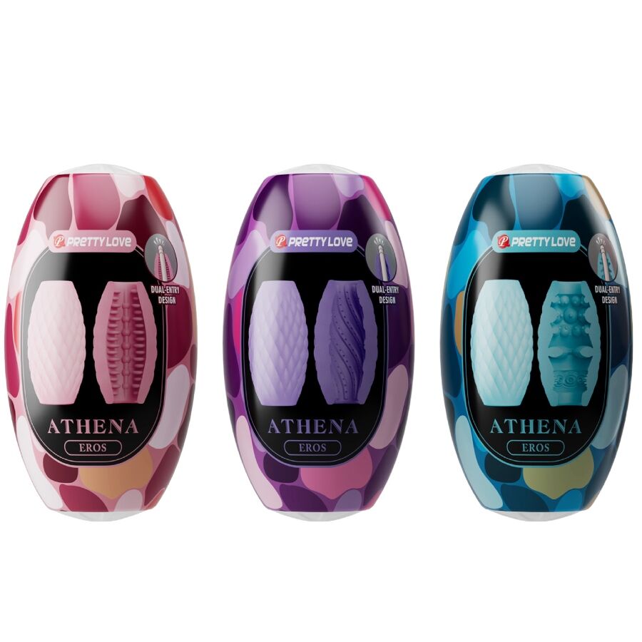 PRETTY LOVE - ATHENA EROS PACK 15 MASTURBADORES MASCULINOS VARIOS PRETTY LOVE