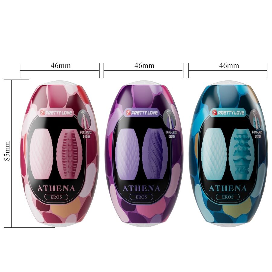 PRETTY LOVE - ATHENA EROS PACK 15 MASTURBADORES MASCULINOS VARIOS PRETTY LOVE