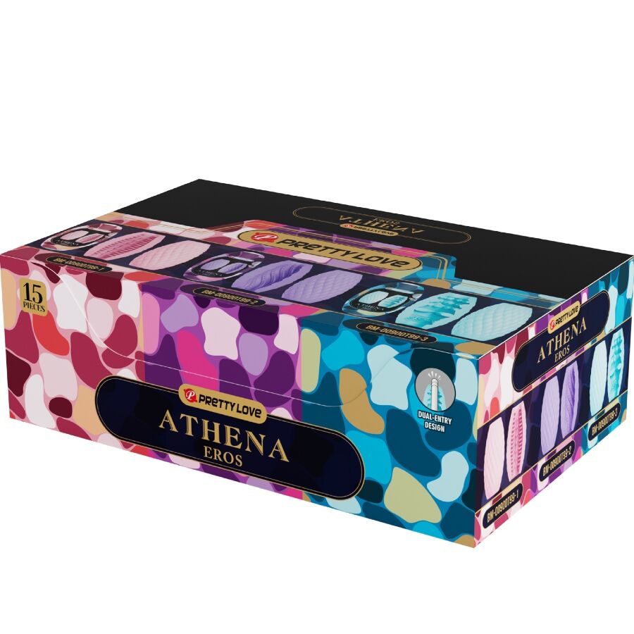 PRETTY LOVE - ATHENA EROS PACK 15 MASTURBADORES MASCULINOS VARIOS PRETTY LOVE