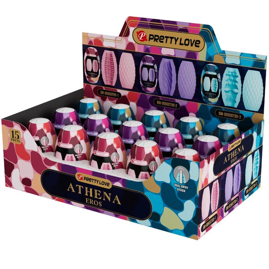 PRETTY LOVE - ATHENA EROS PACK 15 MASTURBADORES MASCULINOS VARIOS PRETTY LOVE