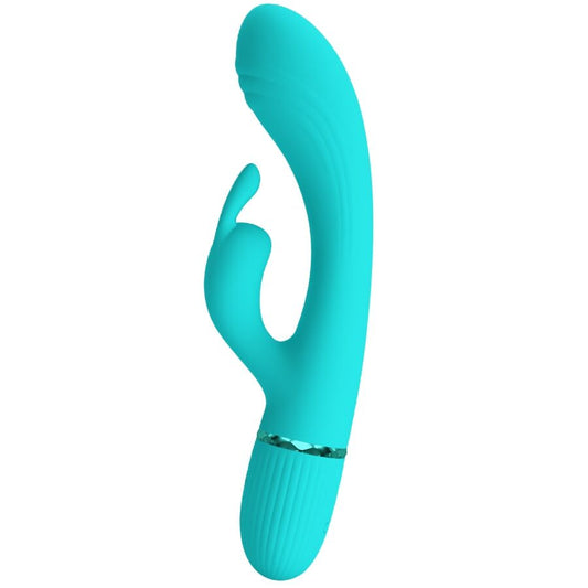 PRETTY LOVE - SCOCCO VIBRADOR RABBIT TURQUESA PRETTY LOVE FLIRTATION