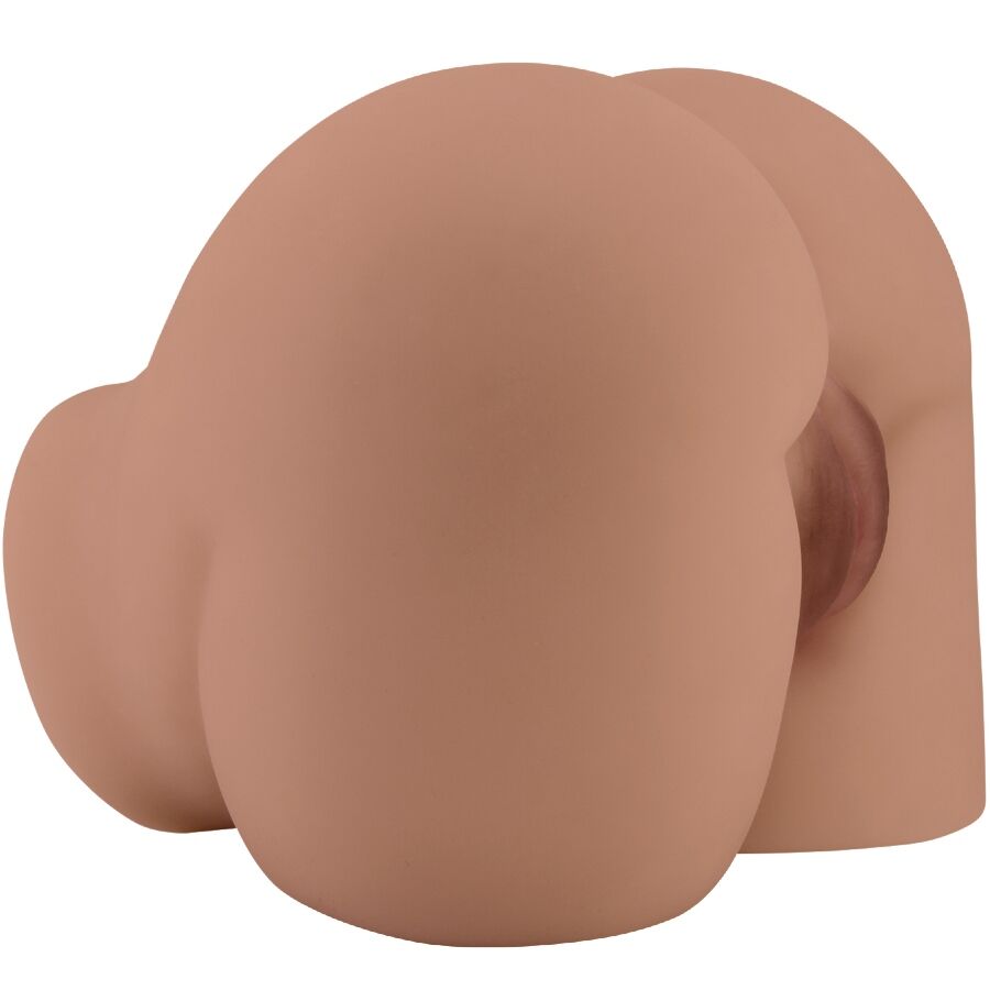 CRAZY BULL - BERNACE TRASERO VIBRADOR CON VAGINA Y ANO REALÍSTICO NATURAL CONTROL REMOTO CRAZY BULL